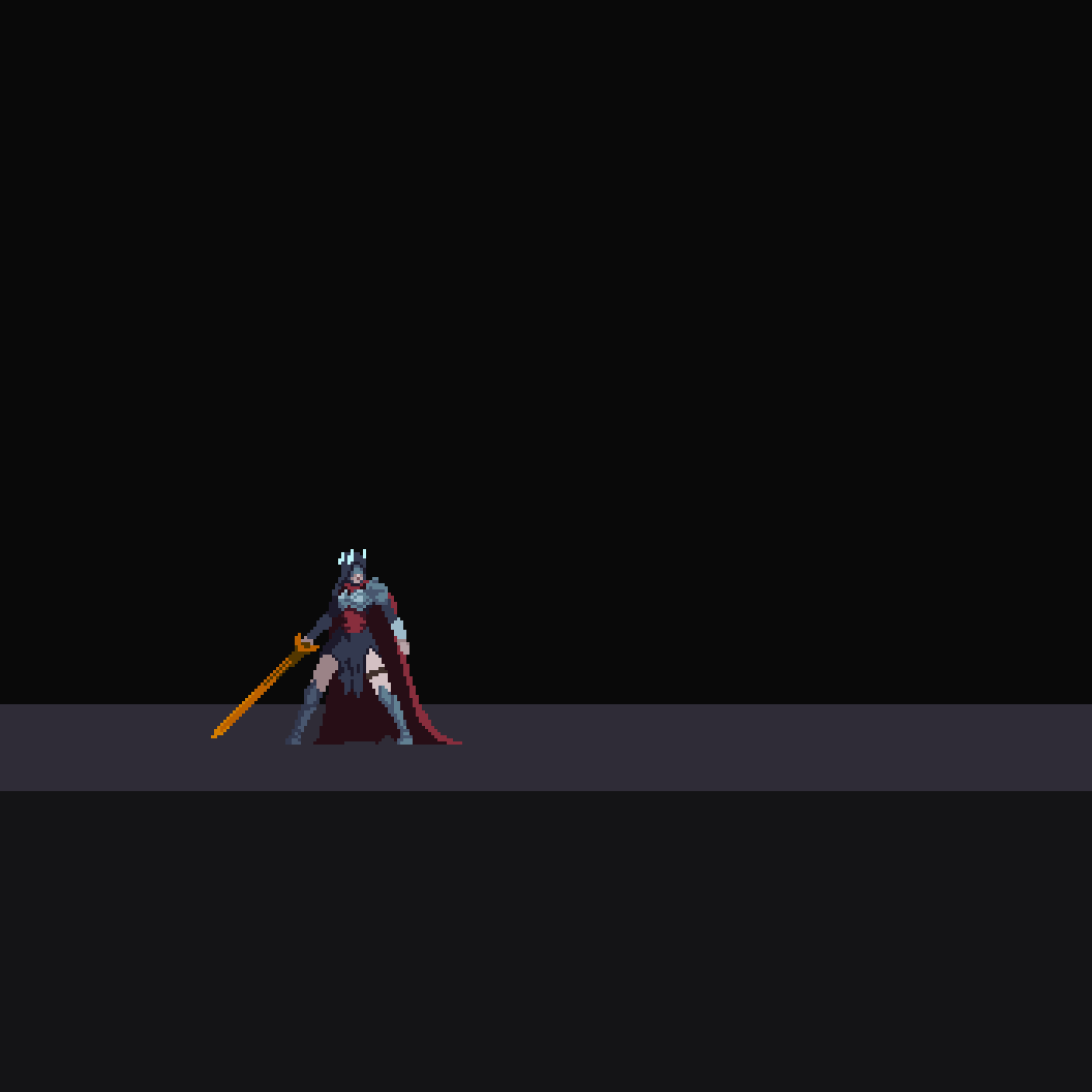 Dark fantasy - Ice attack animation